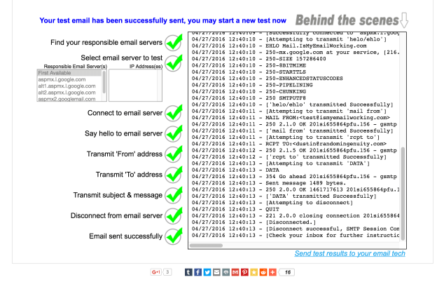 ismyemailworking.com