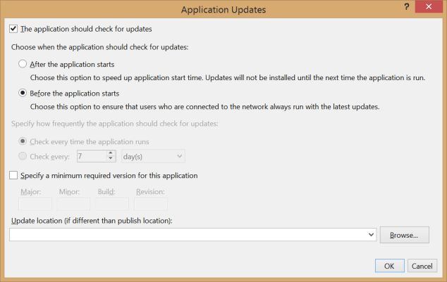 ClickOnce - 3 - Updates